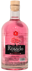 Aguardiente rosado sin azúcar